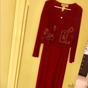 Jessica Howard 2 pc. maxi dress